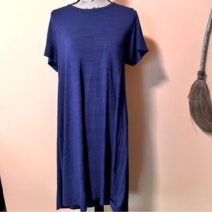 💚Lularoe navy swing dress